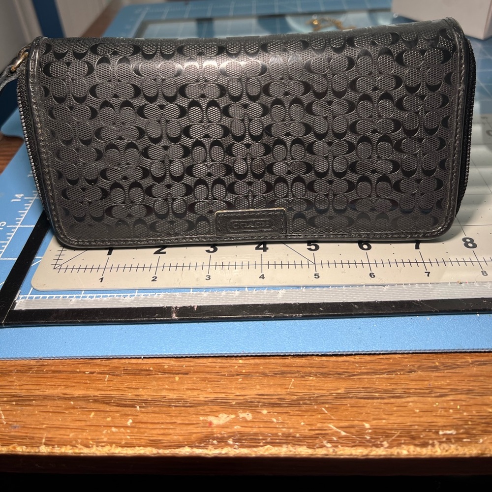 Large coach wallet